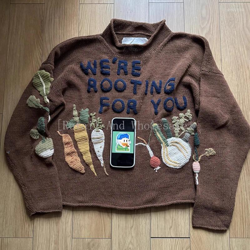 Mens Sweaters 2025 Story Mfg And Womens Same Brown Twinsun Rollneck Knitted Sweater SAW