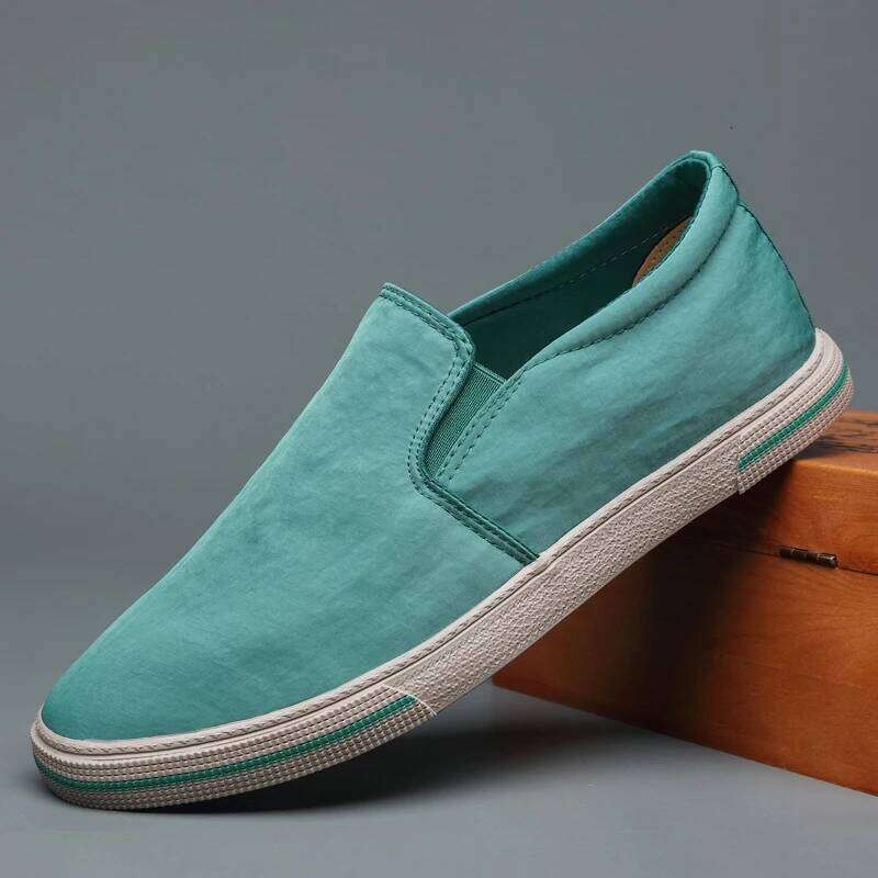 2025 Canvas de créateur de Spring Automne pour les hommes Match Cound Color Match Men's Vulcanize Shoes Zapatos de Hombre