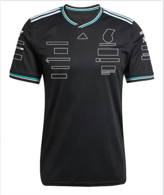 F1 2025 T-shirt à manches courtes Logo de course d'été Chemise F1 Même personnalisé