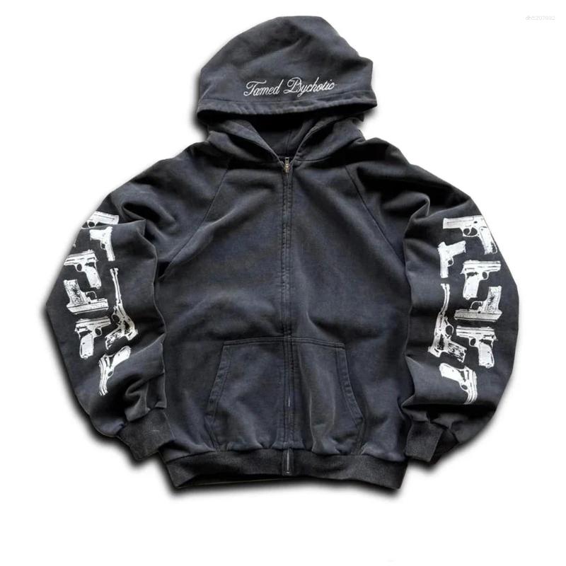 Womens Hoodies Pullover Long Sleeved Casual Street Cartoon Personality Print Sweatshirt Hip-Hop Punk Streetwear Coat Fashion Outfit