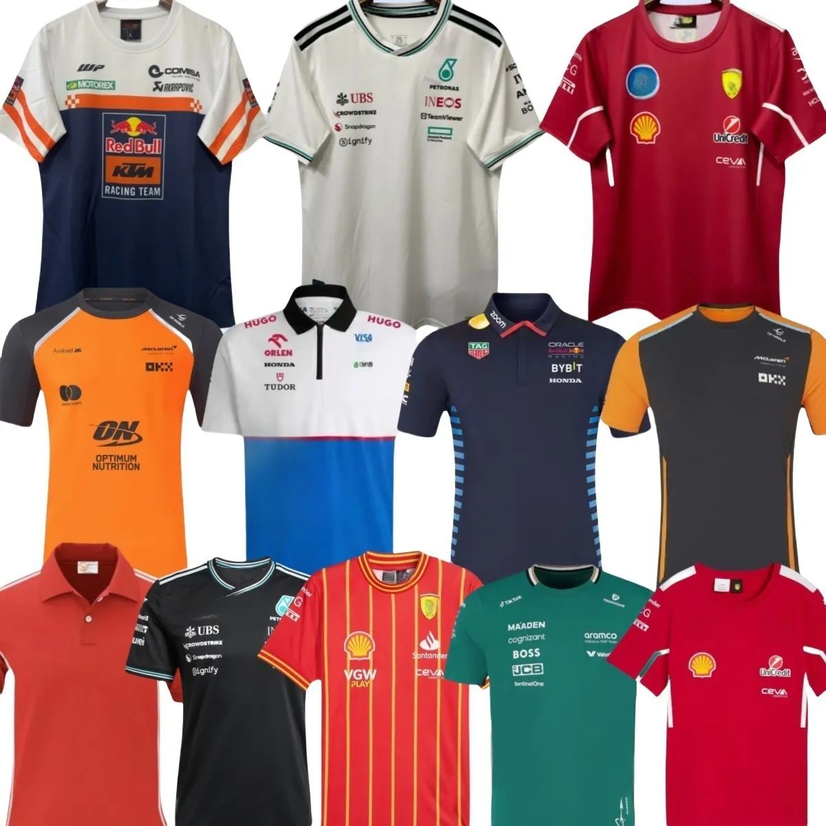 2025 2026 Formula 1 F1 Driver Racing Sets 24 25 26 Max Verstappen Set Up t-shirt Casual Stroll POLO Car Motorsport Fernando Alonso Team Jersey Sh