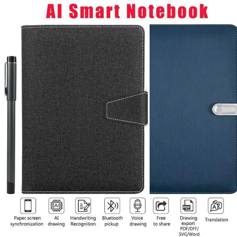 AI Bluetooth Digital Handwriting Notebook A5 Smart Sync Pen Diary Writing Set Cloud Notebook Drawing Writing Pads Playback Note l250702-image-1064596111