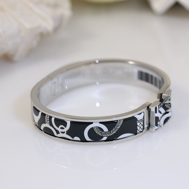 NEW Luxurious Jewelry Bracelet Designer Enamel Bracelet Brand H Bracelet Printed Bracelet Gold Bracelet Couple Bracelet Jewelry Designer Bracelet-image-1102272612