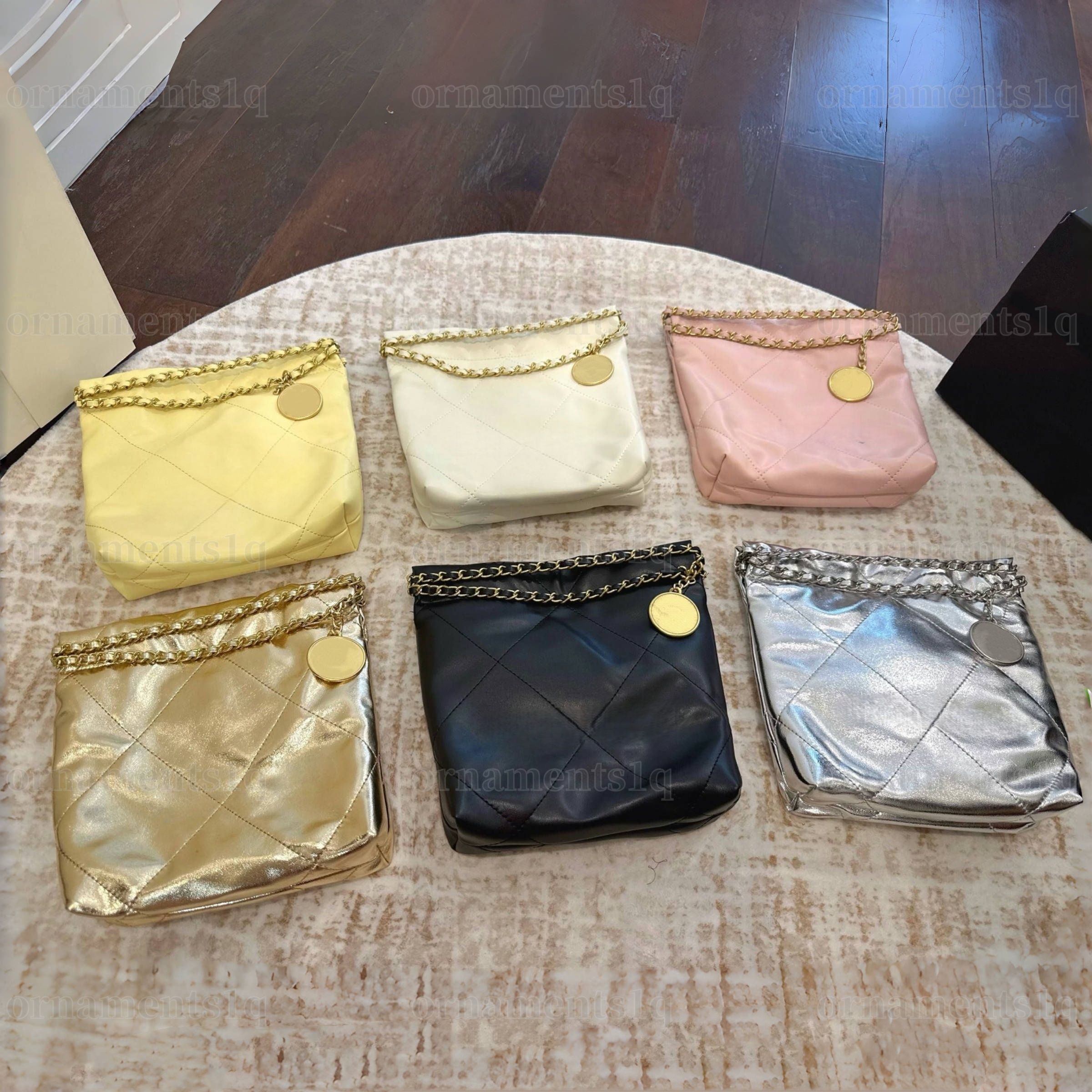 Designer Bucket Bag mini Shoulder Bag Leather Crossbody Bag Luxury Design Caviar Leather Bucket Dust Bag Metal Chain Strap Women's Hobo Bag Hig