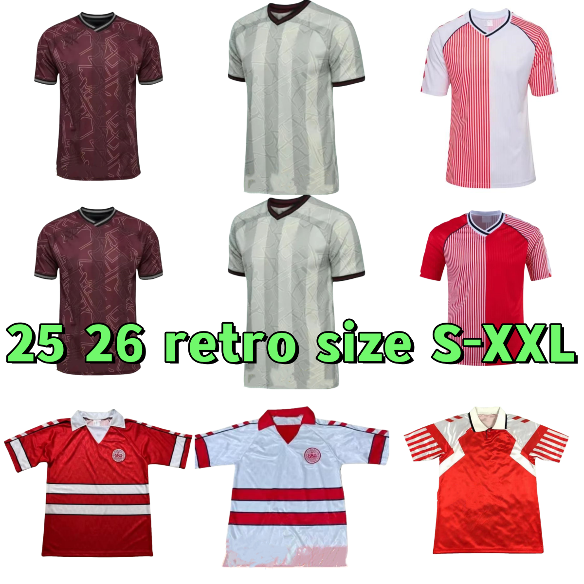 25 26 Denmark soccer jerseys Euro Cup National Team CHRISTENSEN ERIKSEN DOLBERG JENSEN Retro 86 87 LAUDRUP M.LAUDRUP CHRISTENSEN 2025 Men kids KI-image-930535086