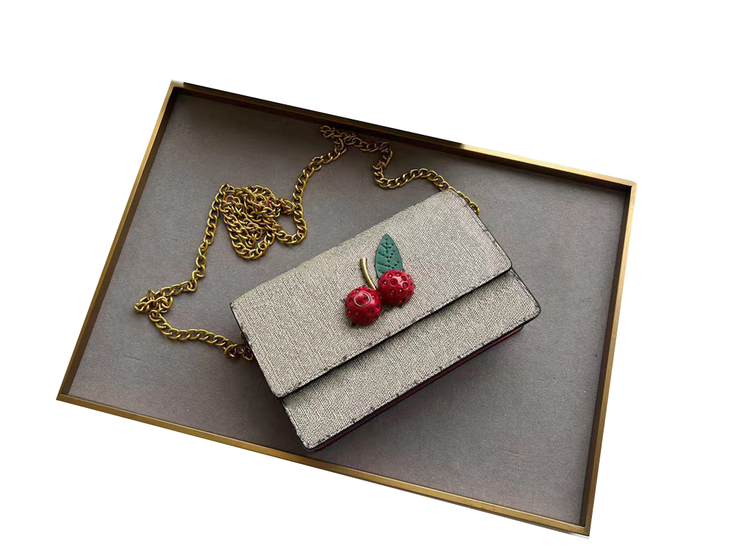 Fashion Women&#039;s Designer Handhags Chain bag Strawberry Chain Shoulder Bag Hobo Bag Crossbody Bag 23496 27708-image-990108204