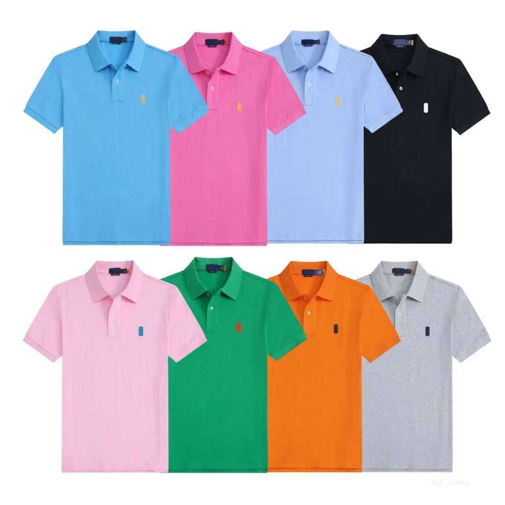Polo Shirts Men Shirt Mens Polo T-shirts Designer T Shirt Neck Short Sleeve Embroidery Casual Slim Fit Summer Women Tshirts Cotton Horse Tops Brand
