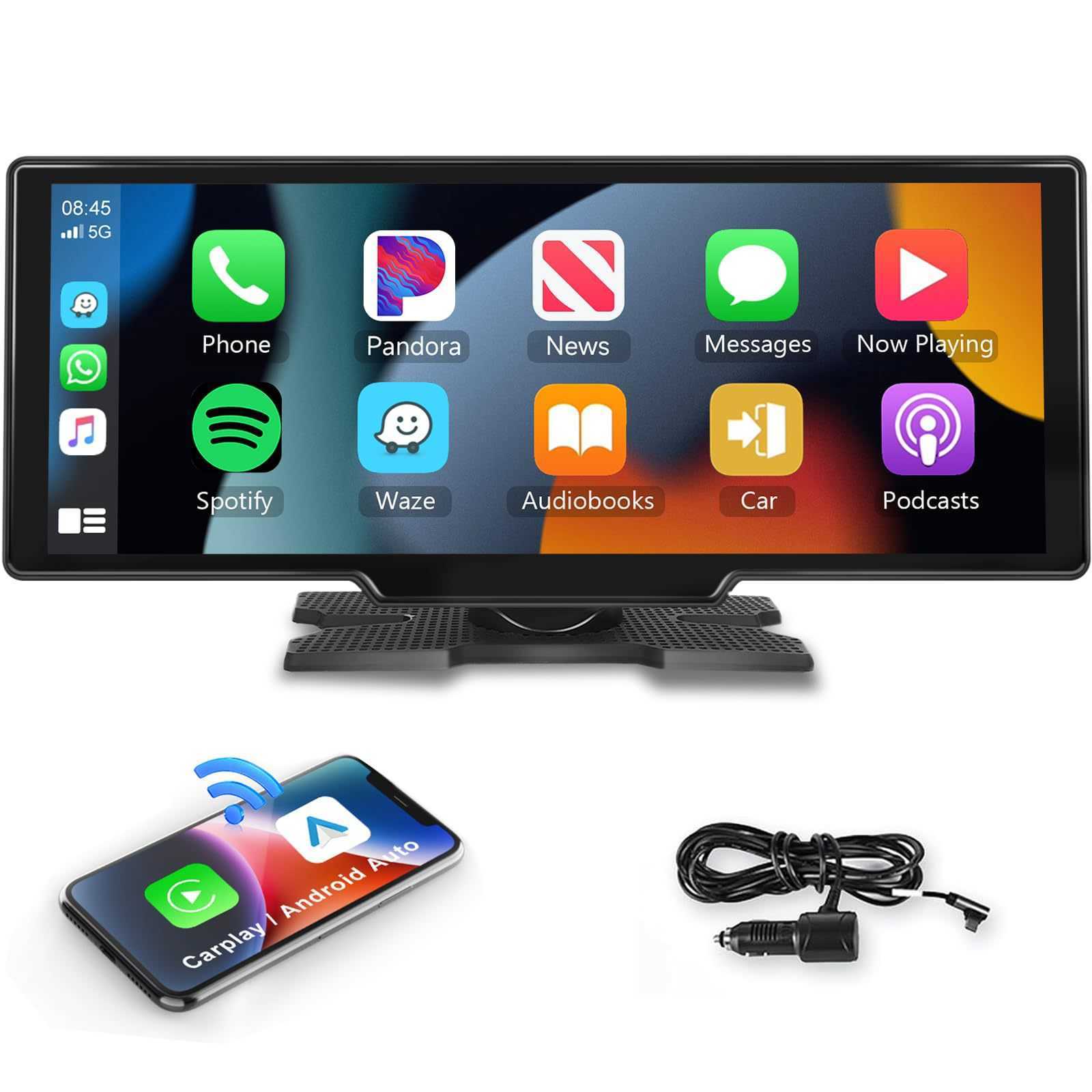 10.26-inch car dvr screen wireless Carplay voice-controlled car navigation FM radio Bluetooth call stereo smart S2574-image-1038424662