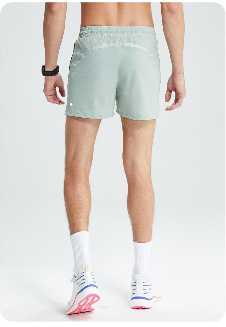 M4004 Men Breaker Shorts Sports Shorts sans doublure sec rapide avec un pantalon de jogger pour hommes décontractés de poche à fermeture éclair