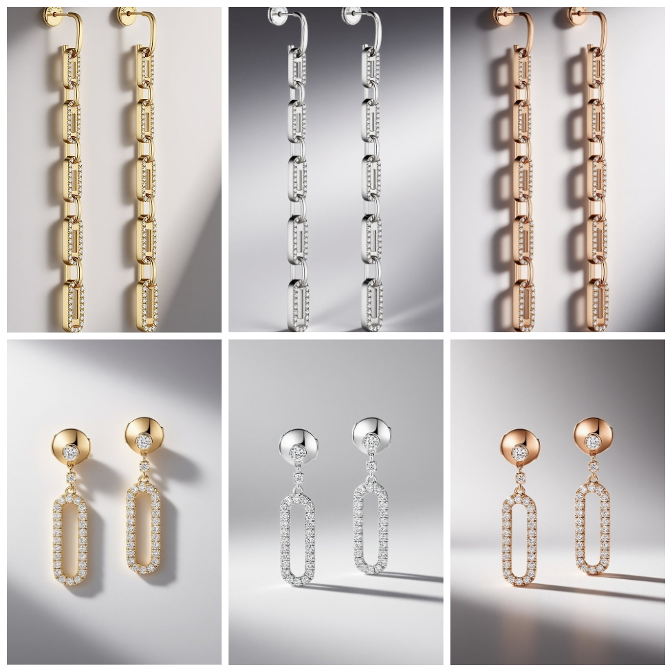 Boucle d'oreille en argent sterling bijoux hip hop bijoux d'oreille en diamant en diamant oreille d'oreille extérieure boucles d'oreille de haute