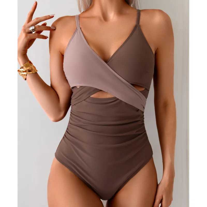 Summer Sexy Swimsuits One Piece Womens Closed Swimwear Push Up Swimming Wear Bodysuit Bathing Suits Beachwear Pool Bather 2025XJ250704-image-1065081868