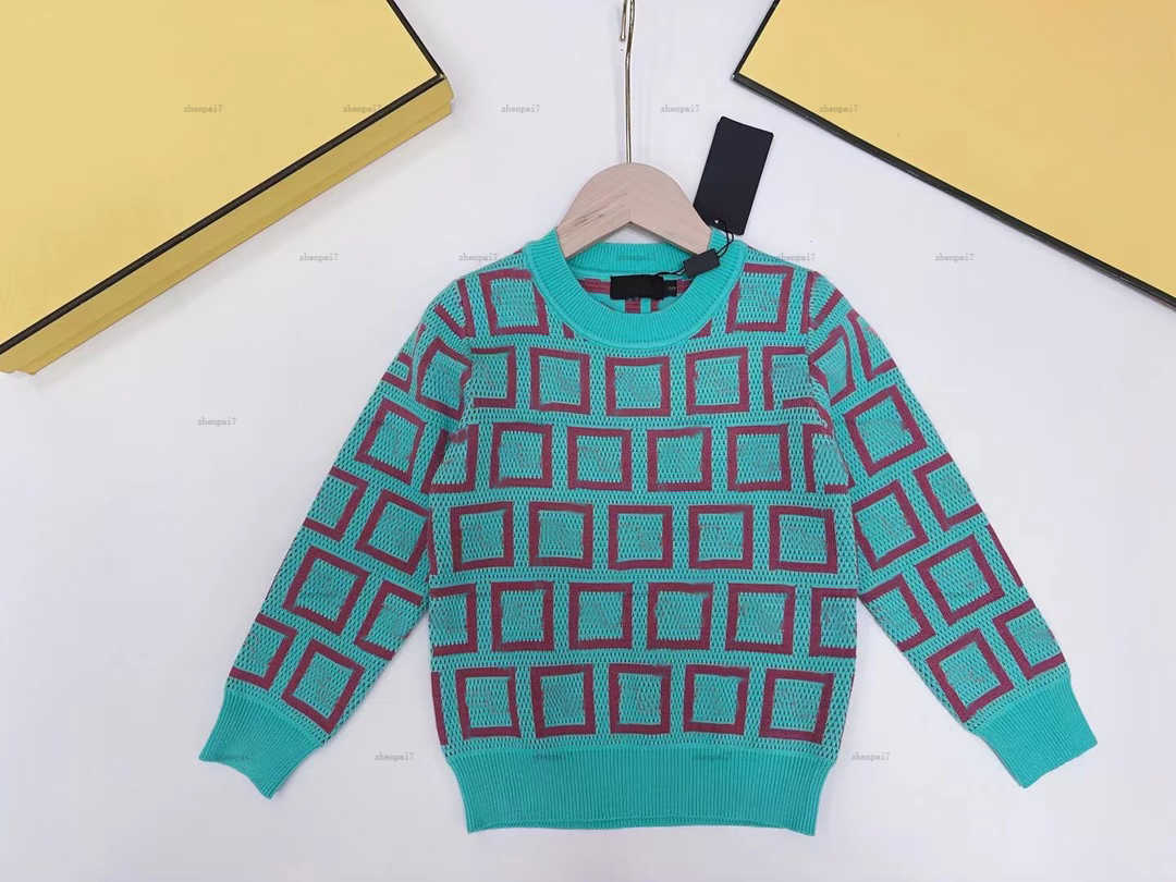 Top one baby sweater Multiple styles kids turtleneck girls boys hoodie jacquard Full printing of letters child pullover A826X23N221-a-image-1065141152