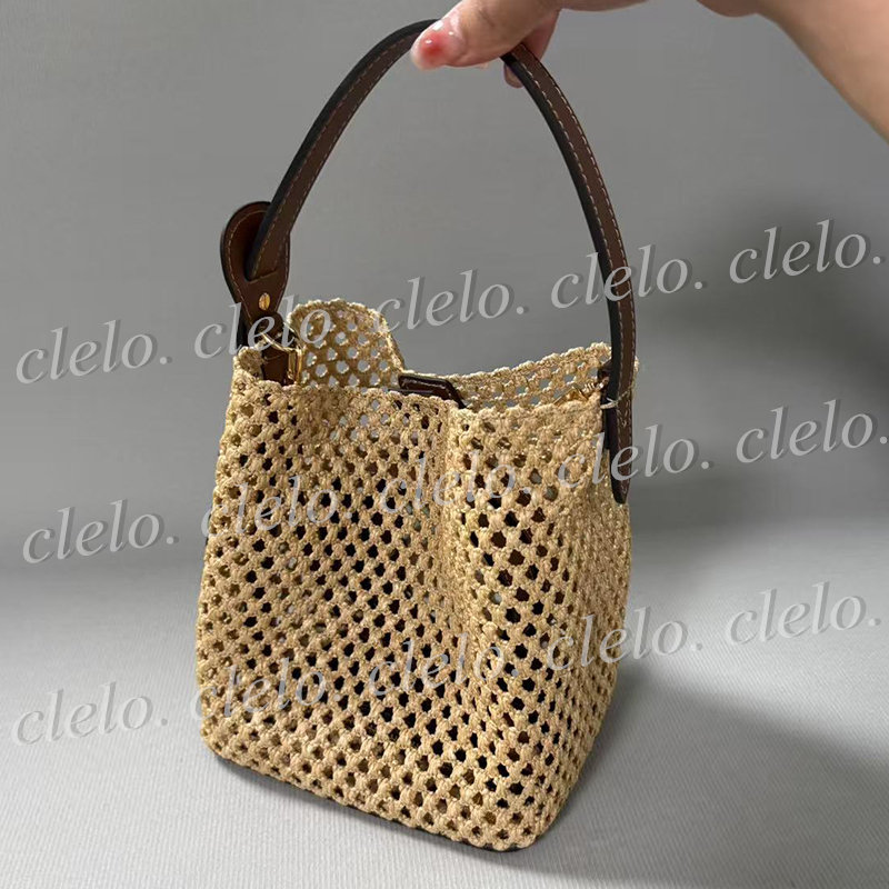 Fashion Classic Summer Straw Woven Bag Women's Beach Bags Handbag-image-862809479