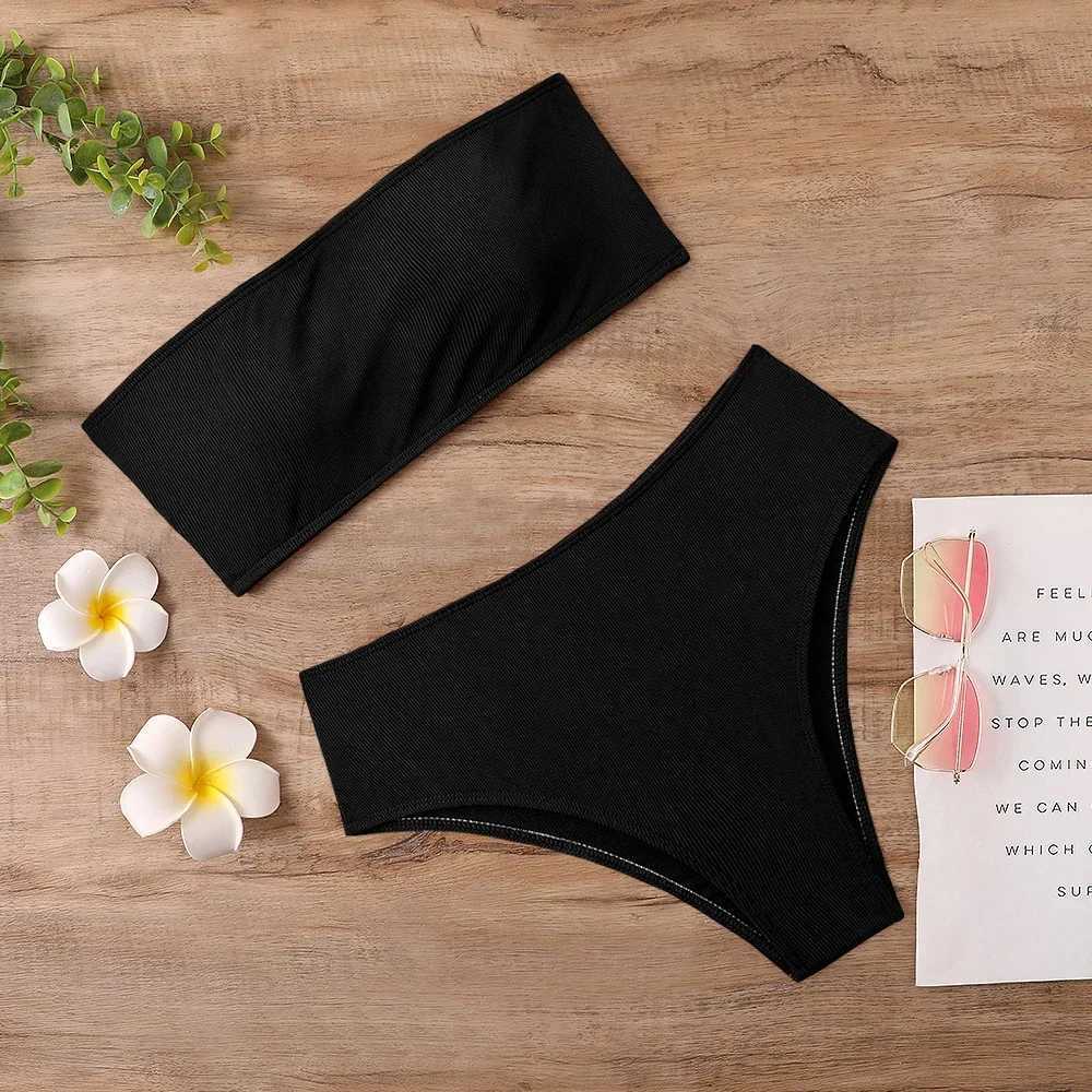 2023 New Sexy Sports Bikini Stripe High Waist Swimsuit Womens Swimsuit Beach Suit Monokini Swimsuit XJ250704-image-1065082094