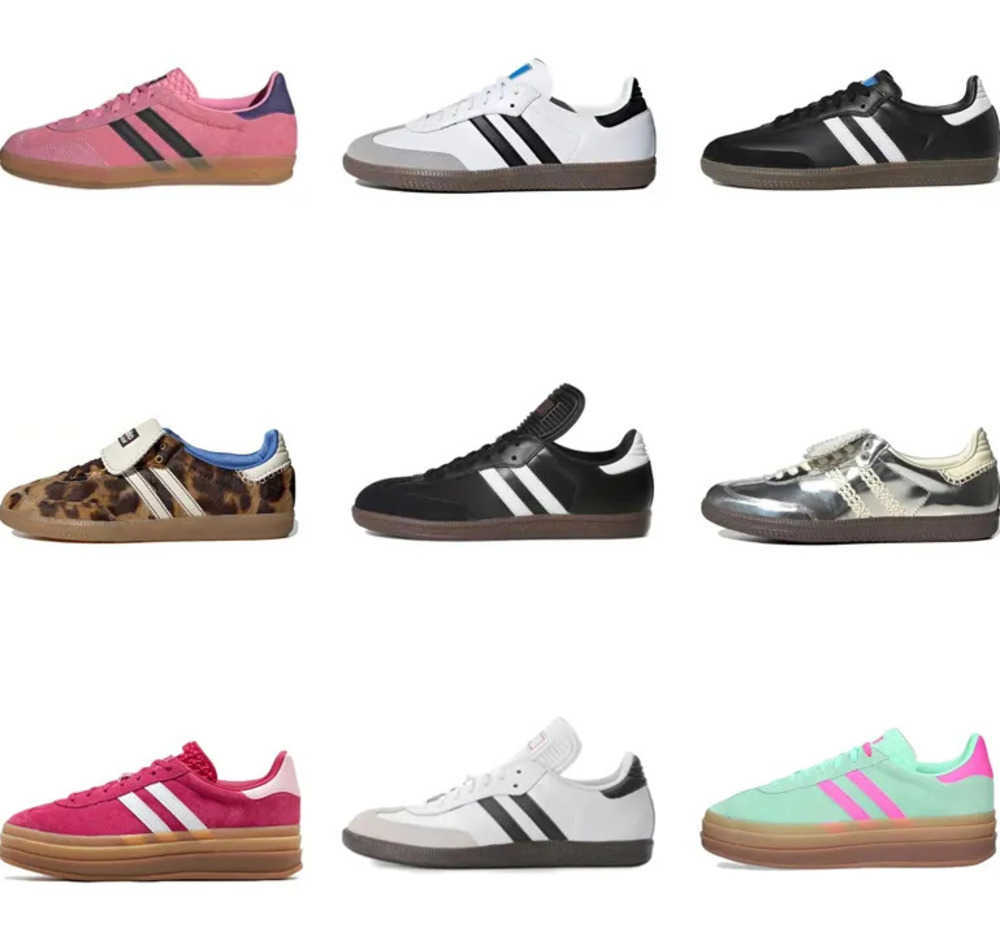 2025 Designer Casual Shoes sneakers Brand Shoes Retro Mens Leather Lace-Up Fashion Trainer Sports Womens Casual Sports Black white green gray sneake