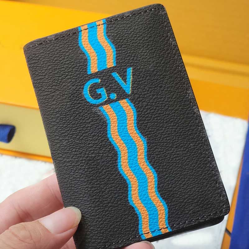 women wallet designer card holder men pocket wallet top mirror quality credit cardholder alphabetic article purse m01902 m01955
