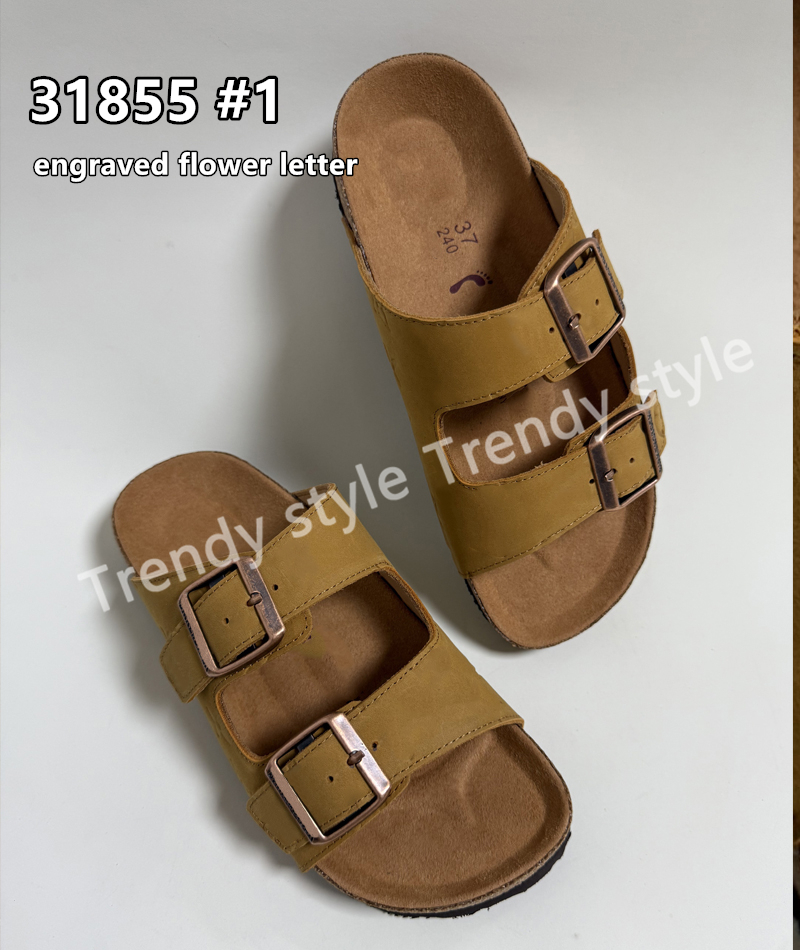 Femmes hommes pantoufles concepteurs classiques paresseux flatlady glissades en daim lettres femmes chaussures vache sandales en métal 35-45