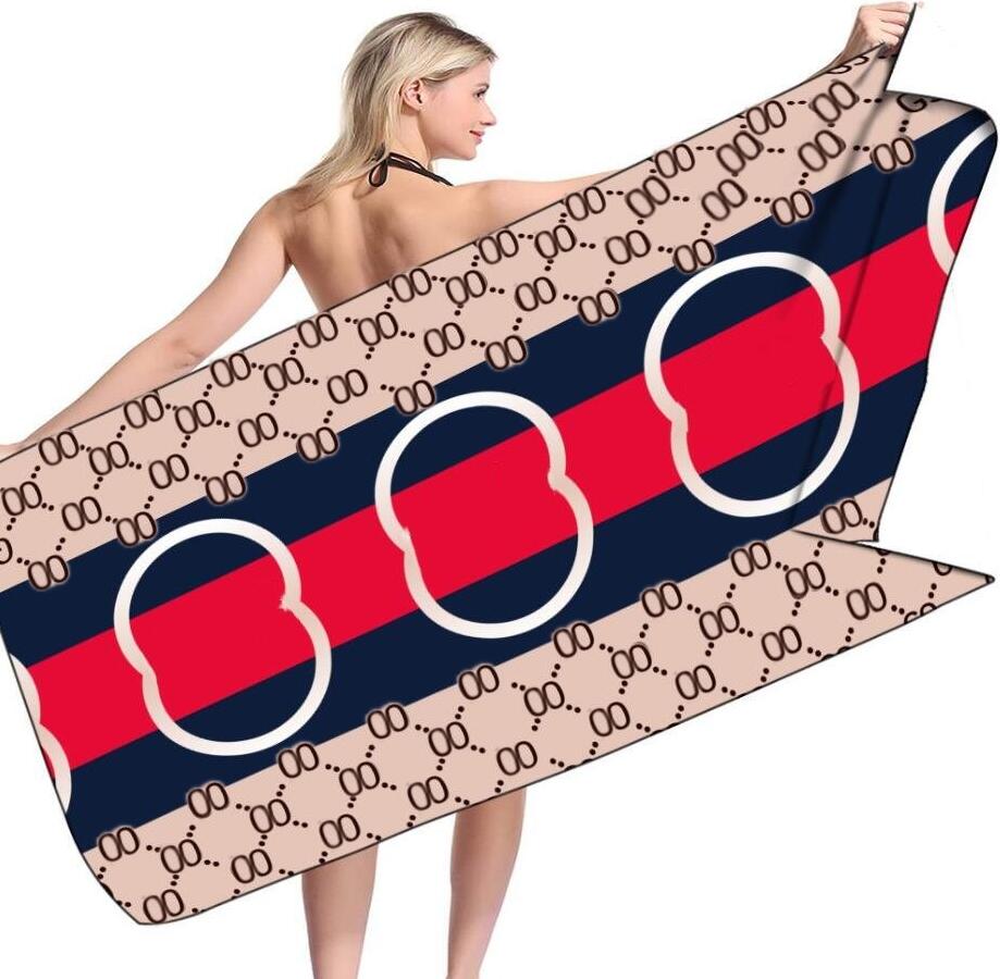 designer Vintage pattern bath towel Home G letter printing bathroom towels Long travel portable bath towel Minimally swimming pool Fashion seasid-image-1083347847