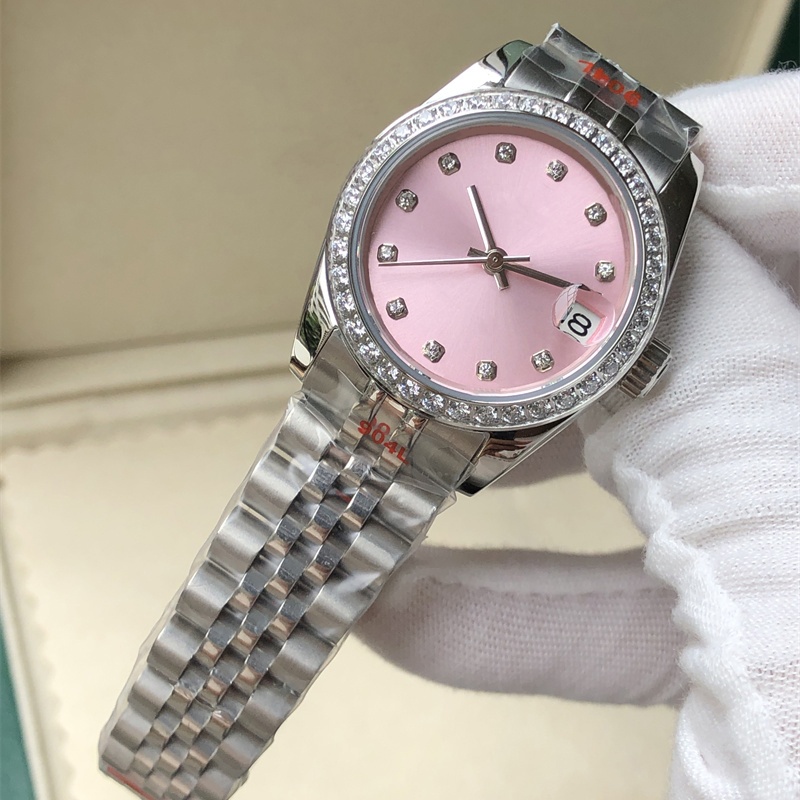 ladies watches Rhinestone diamond Gold women watch Designer wristwatches 316L All Stainless Steel band 31mm Waterproof for womens-image-827735253