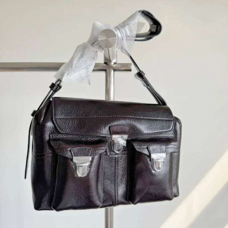 Sac à bandoulière Vintage en cuir de vache tanné végétal, nouvelle marque tendance de rue, de bonne qualité, de styliste, offre spéciale, 2025