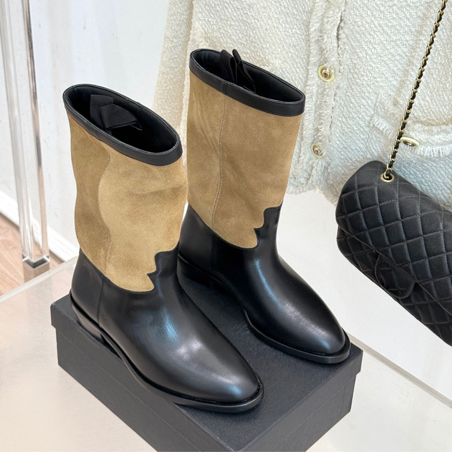 top quality new real Leather Winter Trendy Brown black Suede Half Boots Vintage Western Fashion boots Motorcycle Knight Boots for womens Luxury desi