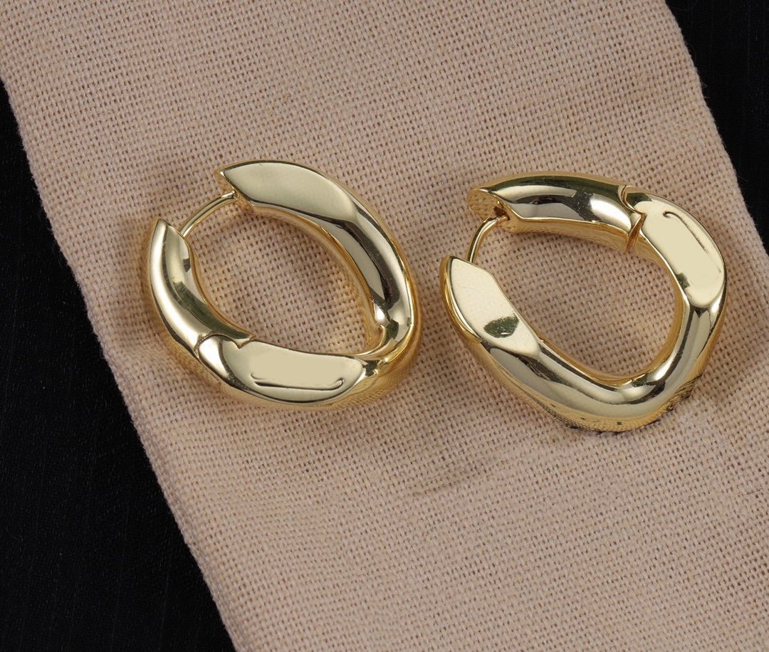 Luxury Gold Plated Designers Earrings Letters Stud Geometric Women Crystal Pearl Earring Wedding Party Accessories Y2HR