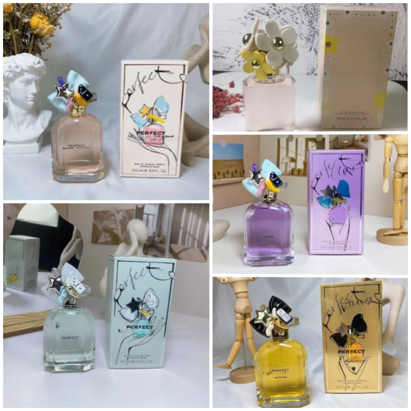 Designer Men and Women perfume Cologne Brand High Quality perfume essence Daisy Series Perfect Girls Floral Water 100ml EAU De Parfum EDP spray Quic