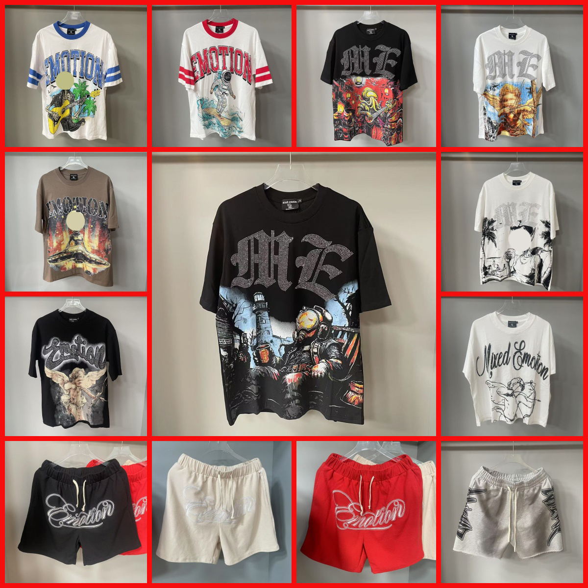 MIXED EMOTION tshirt designer t shirts short sleeve shirt Men Women High Quality Streetwear Hip Hop Fashion T Shirt shirt classic graphic tee us-image-852844464
