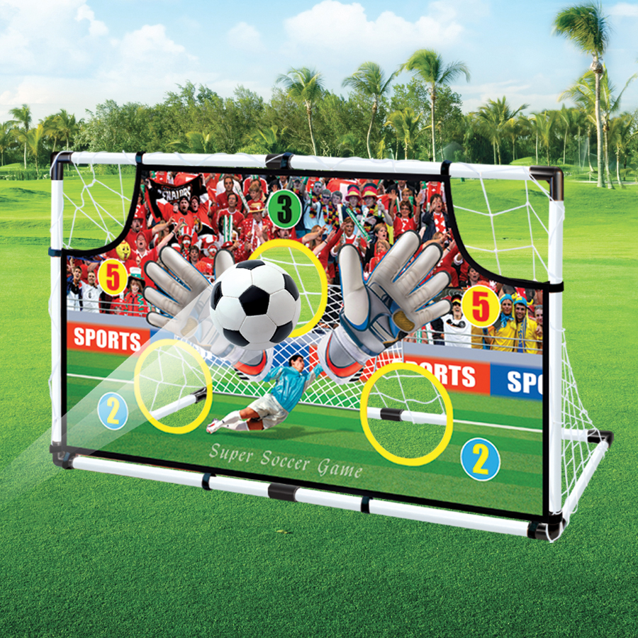 Portable Folding Soccer Door Toy for Children - Interactive Outdoor Game-image-1065370258