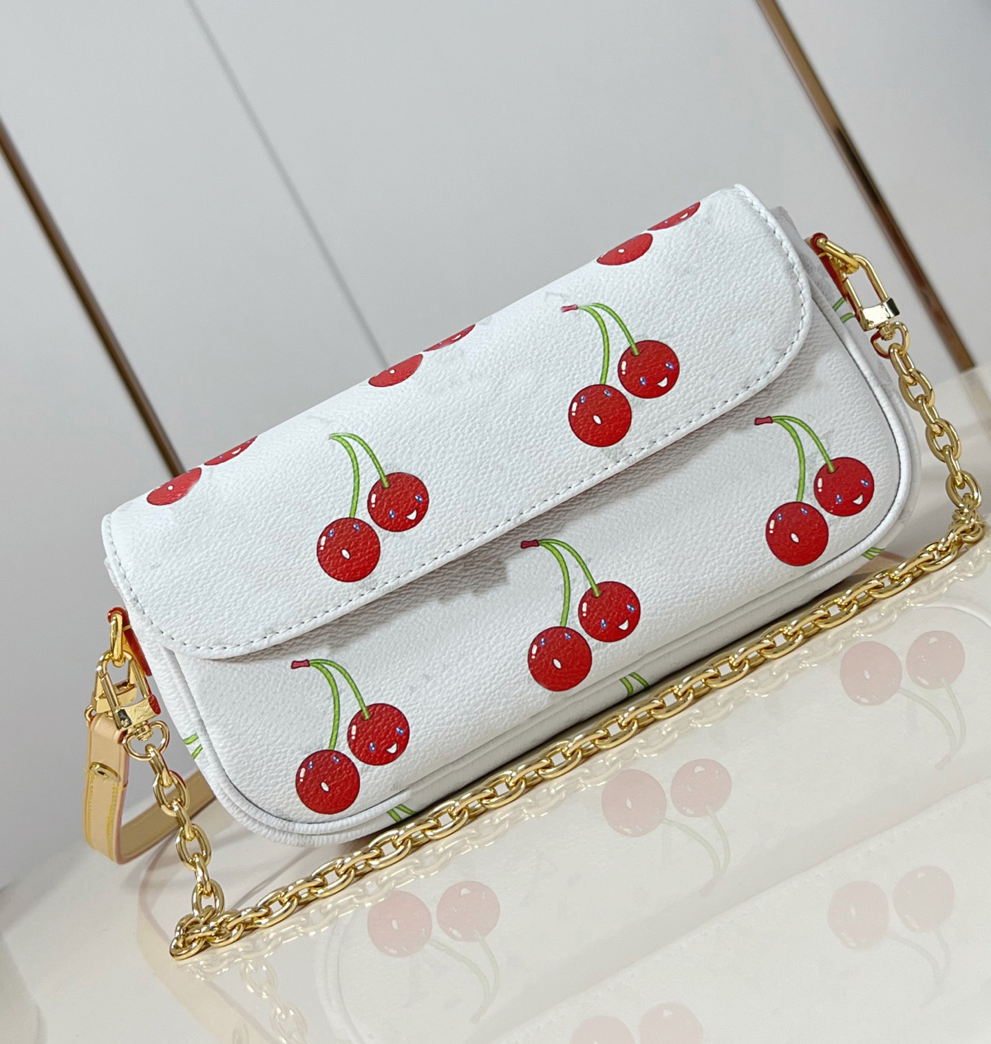 10A Designer TM Shoulder Bags Denim cherry embroidery for womens Fashion Bag classical Handbag messenger fashionable woman crossbody Underarm bag