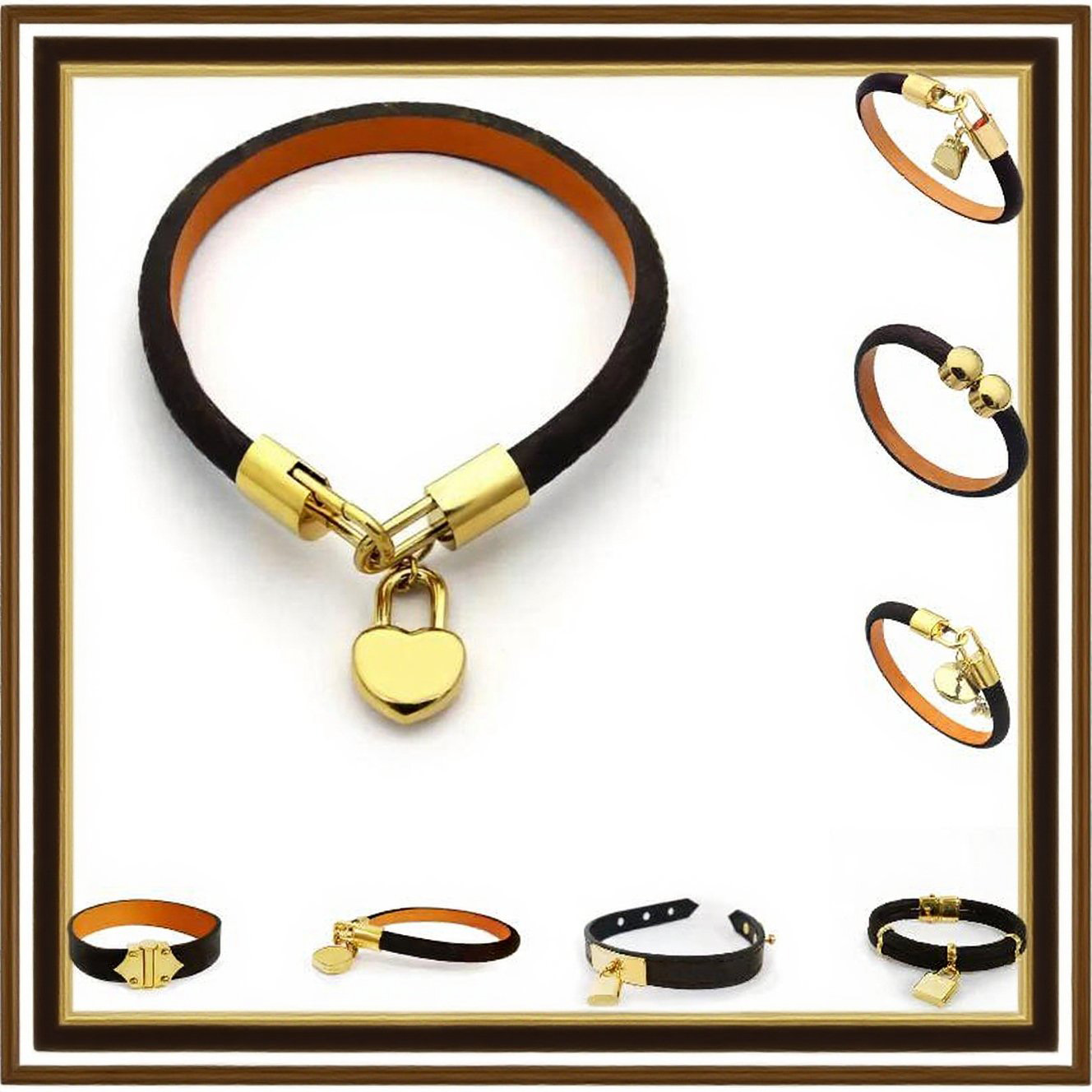 designer bracelet jewlery designer for women mens bracelet Flower Plaid Wristband leather bracelet 18k gold jewelry charm bangle bangle bracelet-image-995453079