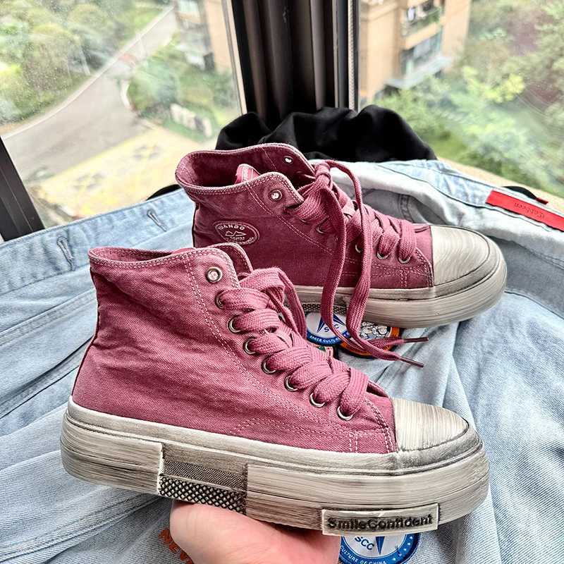 2025 New High Top Men Platform Mens Vcani Shoes Cfort Canvas Sneakers Man zapatos de lona Y250708