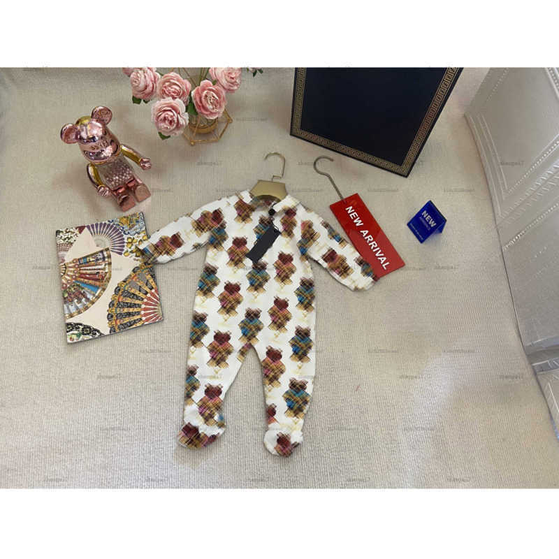 Top one newborn jumpsuits Colour animal printing toddler romper designer Baby clothing Various styles infant bodysuit A137X04N081-image-1065514790