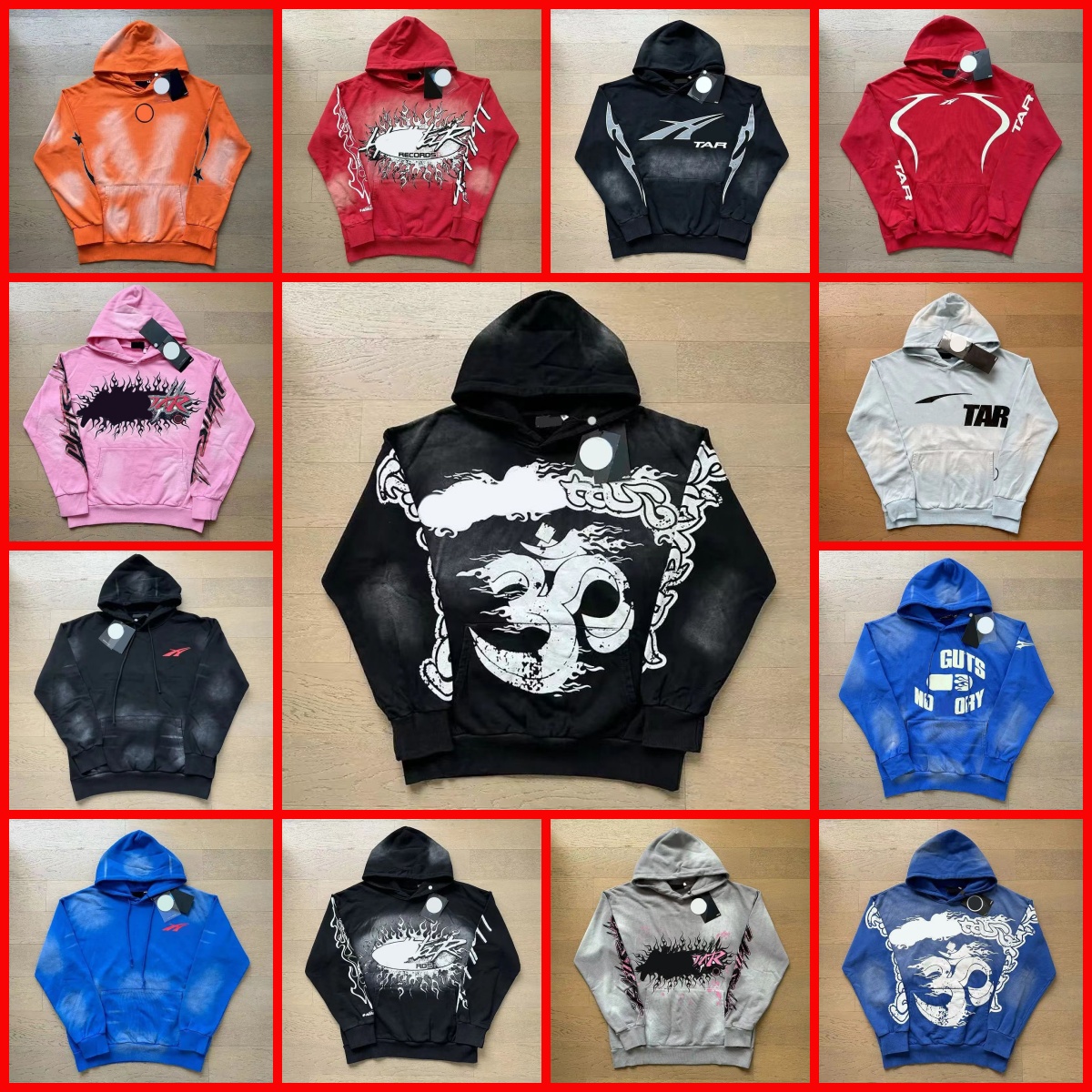 mens hoodie designer hoodie brand clothes Hip hop graffiti pattern high quality vintage printed washed hoodie for men and women sports casual loo