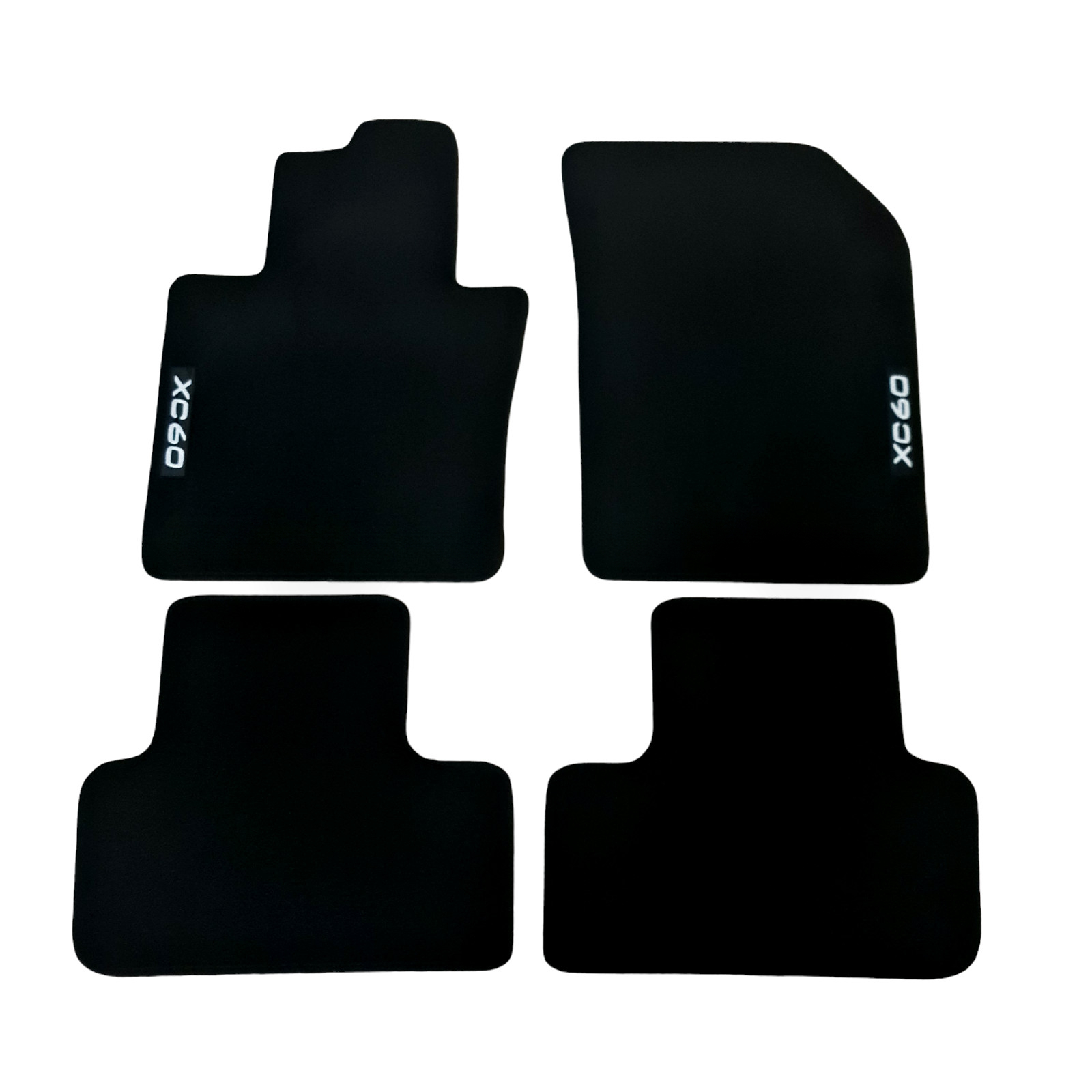 Car Floor Mats Velour For Volvo XC60 Waterproof Black Carpet Rugs Auto Liners 4p-image-1065545665
