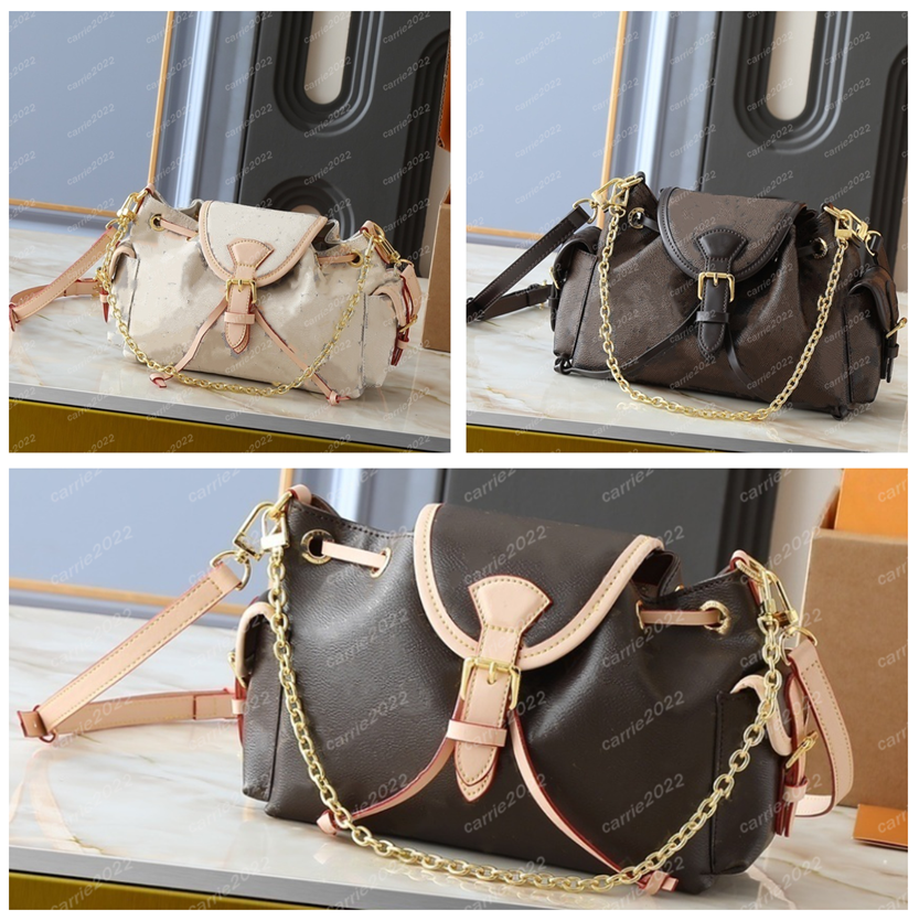 Designer bag M25085 Odyssey handbag for women Cruise early spring collection Excursion backpack Classic black embossed multi pocket shoulder bag Mon