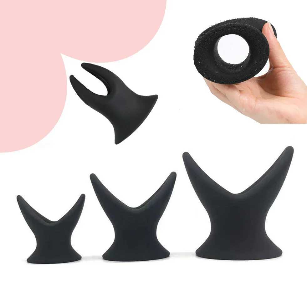 Silicone Hollow Anal Dilator Vaginal Speculum Anal Plug Anal Expander Butt Plug Mens WoMens Gay Bdsm Masturbation Sex Toys
