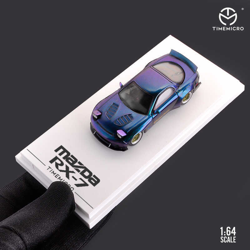 TM 1/64 Mazda RX-7 Rocket Rabbit White PANDEM Widebody Modified Alloy Simulation Car Model L250709-image-945397820