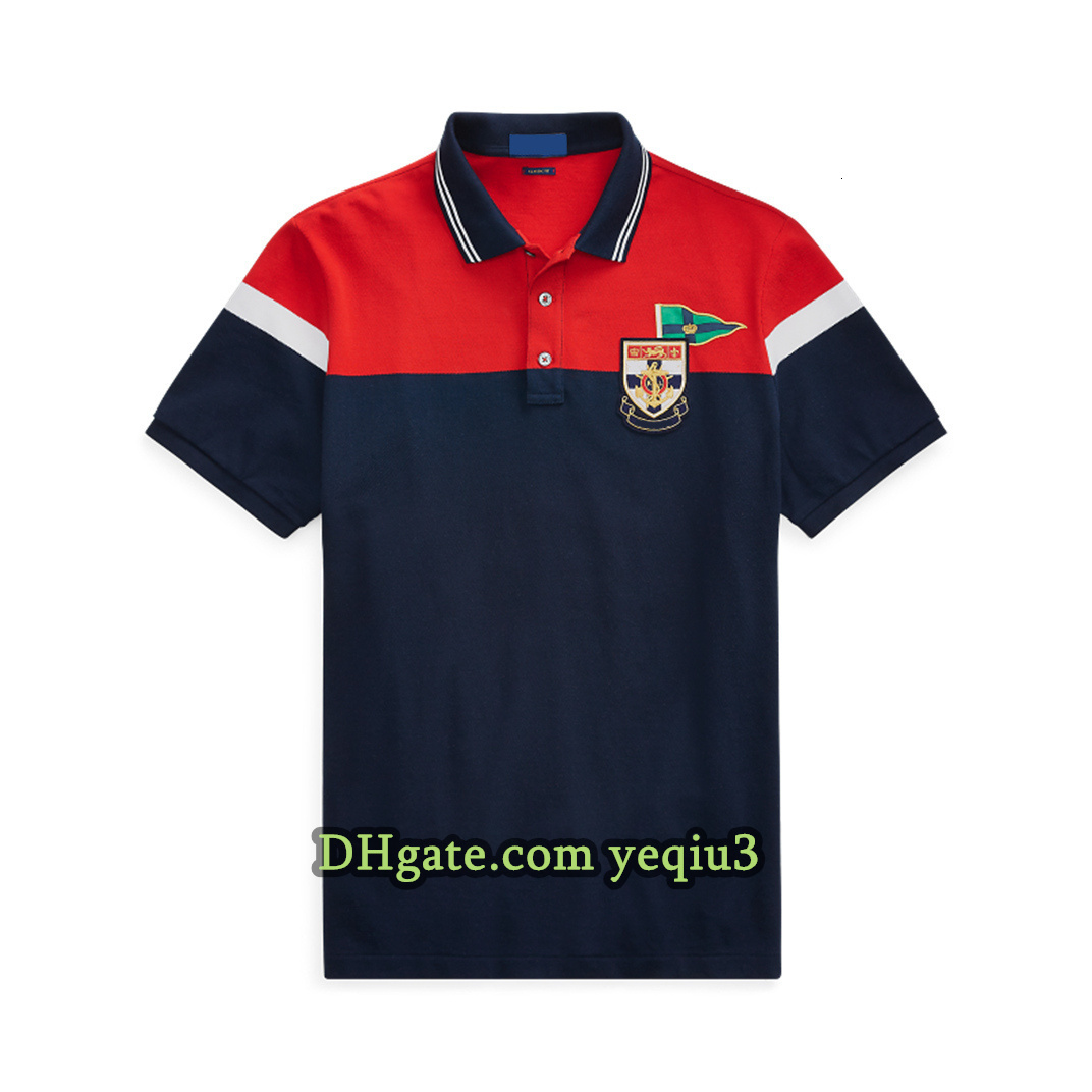 Men de mode à la mode T-shirt Small Horse Designer Tee Broidered Style Solide Solide Classic Casual Street Look
