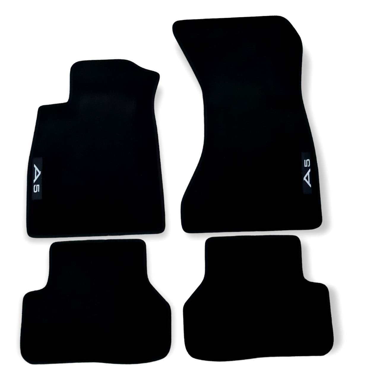 Car Floor Mats Velour For A5 S5 RS5 Waterproof Black Carpet Auto Liners New-image-1065683905