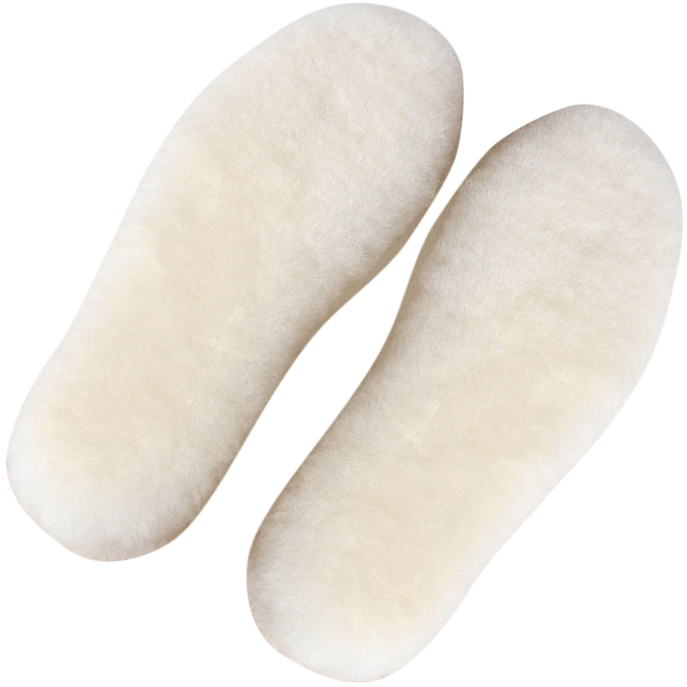 Shoe Crease Protector Wool Insole Fleece Boots Insoles Winter Supple Women's Snow Shoes Womens