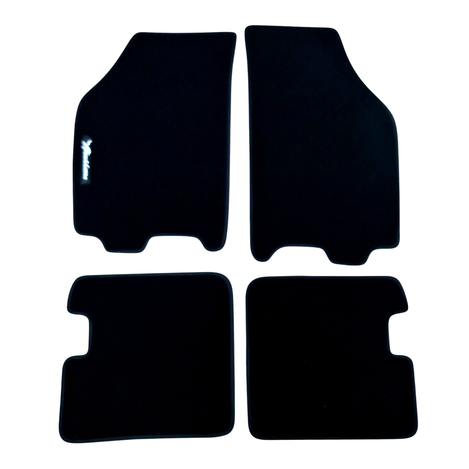 Car Floor Mats For Lancia Ypsilo Velour Waterproof Black Carpet Rugs Auto Liners-image-1065698929