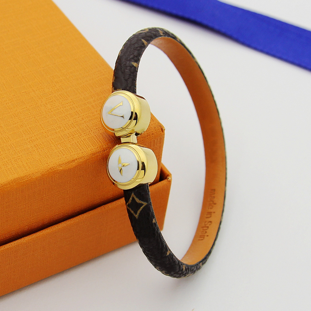 Bracelet de créateur bracelet homme bracelet en cuir design vintage casual fête bijoux de luxe bracelet de mode femme