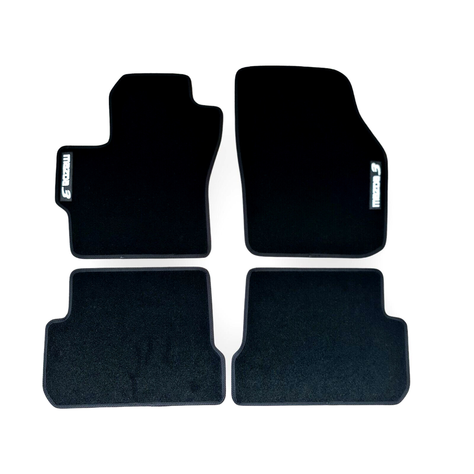 Car Floor Mats Velour For Mazda 3 Waterproof Black Carpet Auto Liners New Rugs-image-1065685025