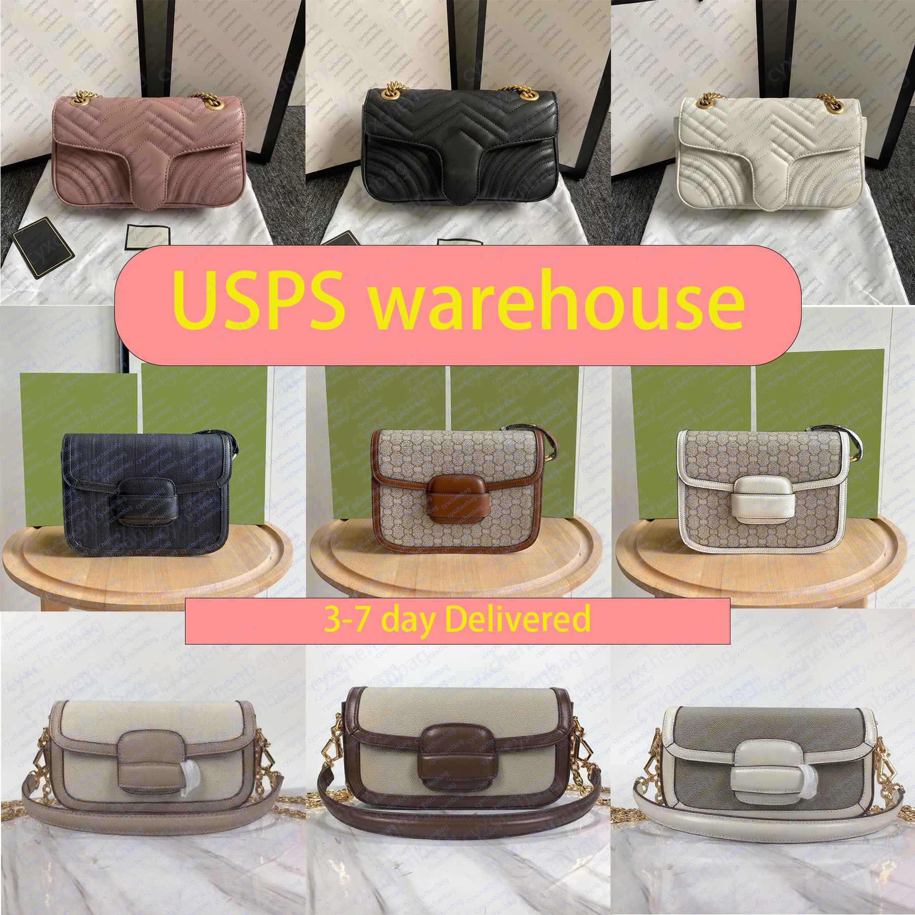 Sacs à bandoulière design Messenger Bag luxe en gros épaules amovibles ceinture tissu exquis matériel parfait espace de stockage double couche