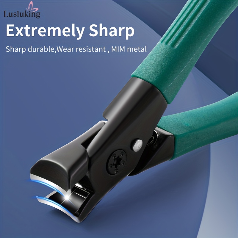 Wide Jaw Toenail New Stainless Steel Nail Clipper with Ultra Opening Portable Finger Nail Cutter