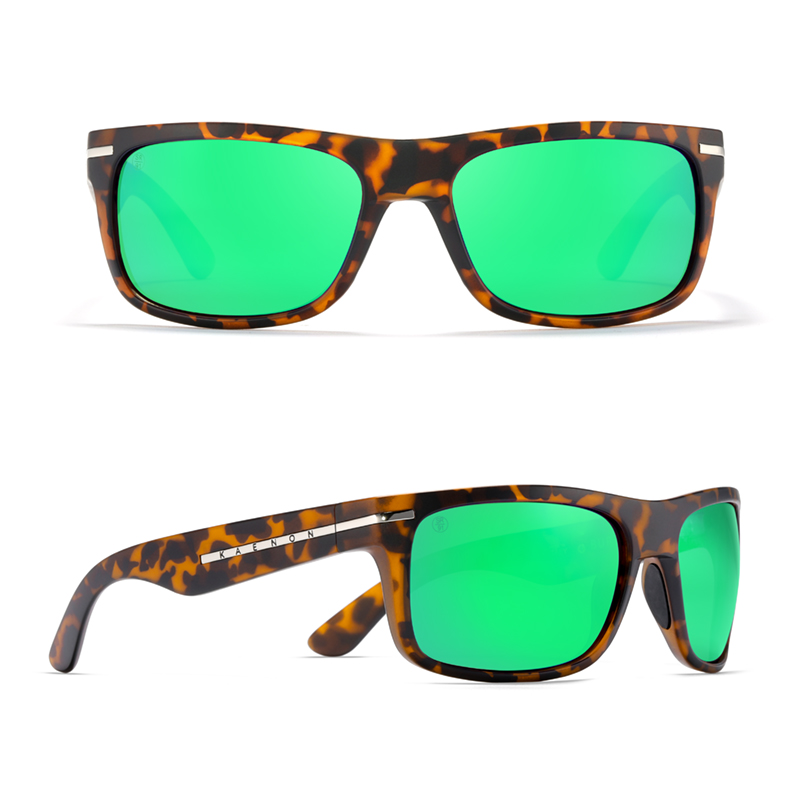 New KAENON Brand Design Polarized Sunglasses TR90 Frame Vintage Sun Glasses 1.1mm Lens Retro Women Shades UV400 Square Eyewear