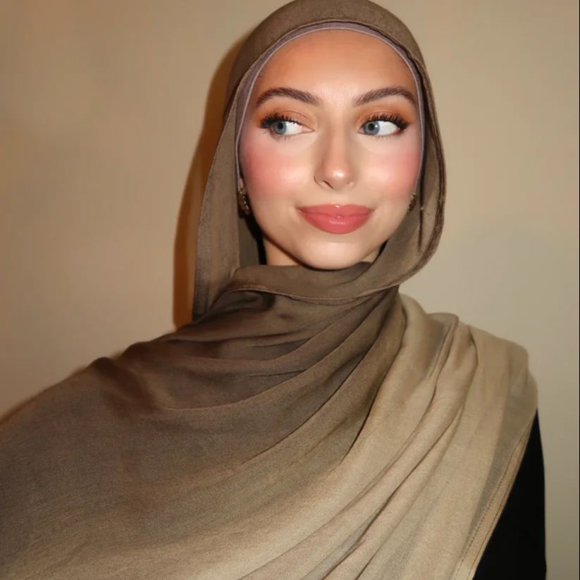 New Ombre Cotton Rayon Hijab Scarf Lady High Quality Wraps And Shawls Musulman Headband Islamic Headscarf Turban Ramadan Islam