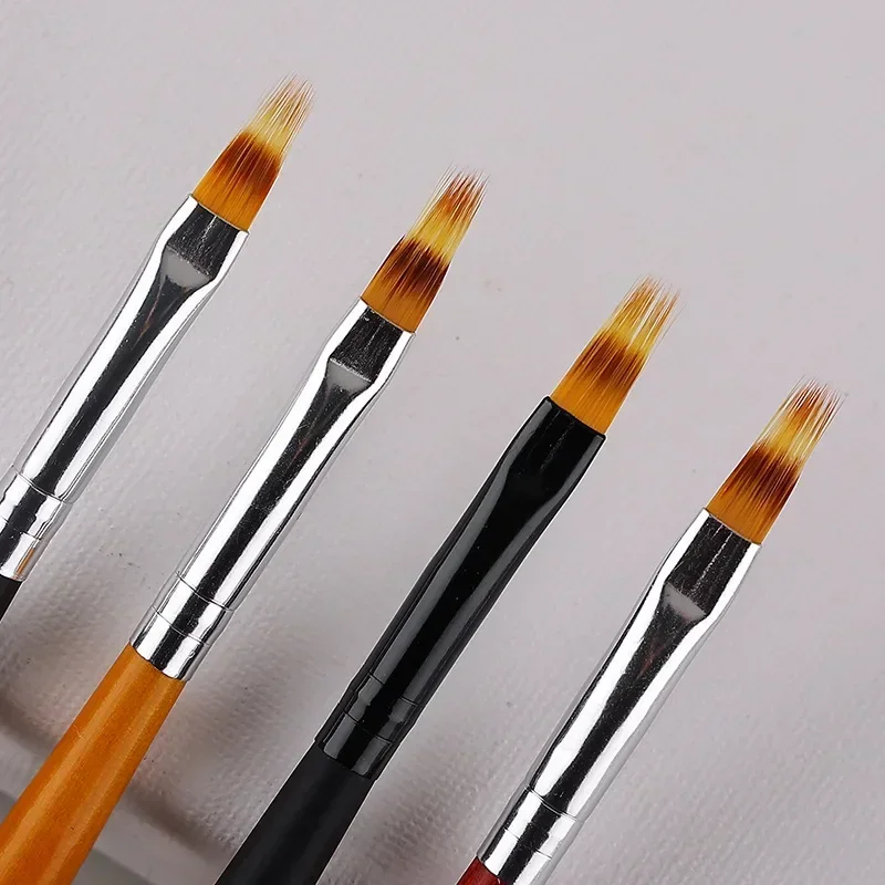 Nail Art Brush Lace Ombre Design Acrylic Nail Gradient Pen DIY UV Gel Painting Drawing Flowers Manicure Salon Tools