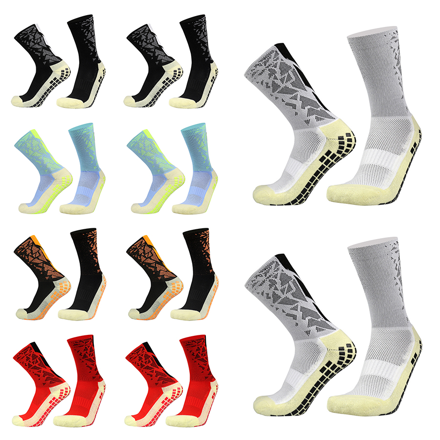10 Pairs New Camo Outdoor Sports Comfortable Breathable Soccer Socks Non-slip Silicone Football Volleyball Badminton Yoga Socks